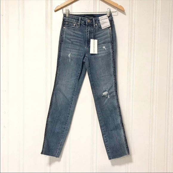Calvin Klein Jeans High Rise Slim - Picture 1 of 4